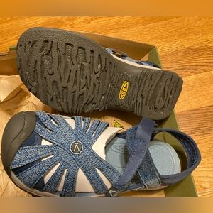 Brand new Keen blue sandal